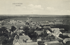 6882 Panorama van het dorp Amerongen uit het oosten vanaf de toren van de Nederlands Hervormde Kerk.